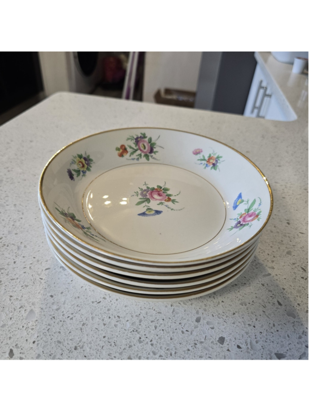 6 Syracuse China Old Ivory Selma Pattern Soup Bowls Opco Made In America